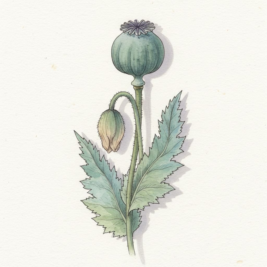 Botanical Watercolor Style