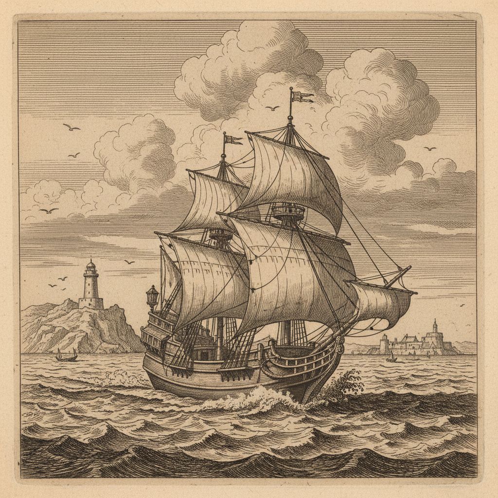 Etching / Engraving Style Illustration