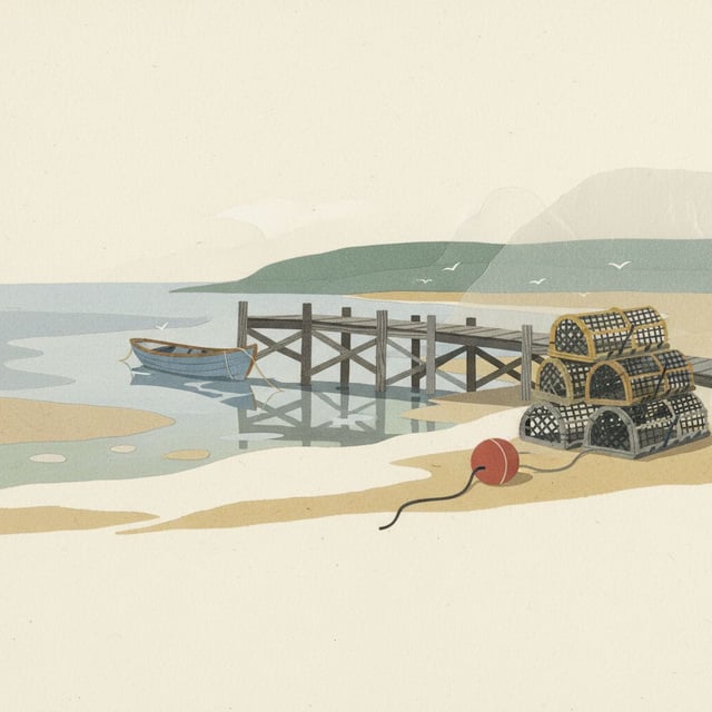 Cut-Paper Collage Illustration