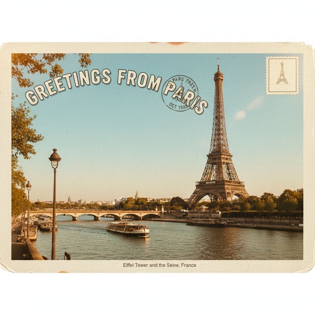 Image To Travel Postcard