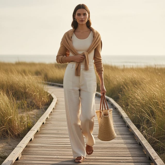 Lifestyle Outdoor Model Shoot Prompt