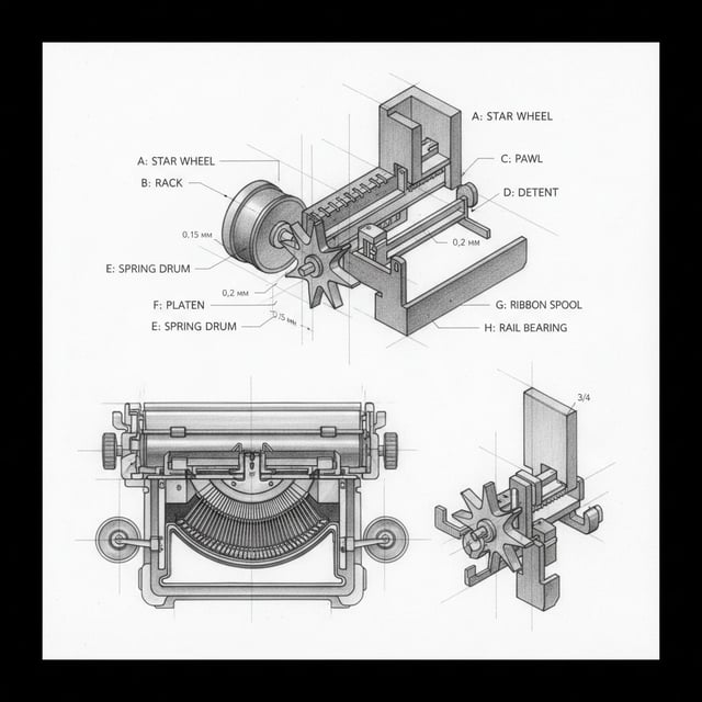 Technical Pencil Drawing